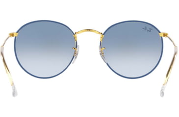 Image of Ray-Ban ROUND METAL M RB3447JM Sunglasses 91963F-50 - , Clear Gradient Blue Lenses