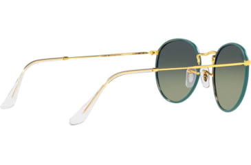 Image of Ray-Ban ROUND METAL M RB3447JM Sunglasses 9196BH-50 - , vintage green gradient blue Lenses