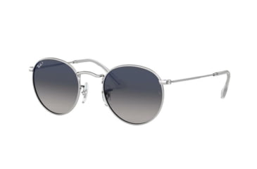 Image of Ray-Ban ROUND METAL RB3447N Sunglasses 003/78-53 - , Polar Blue Gradient Lenses