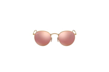 Image of Ray-Ban Ray-Ban ROUND METAL Sunglasses - 0RB3447, Matte Gold, 0RB3447112/Z2-50
