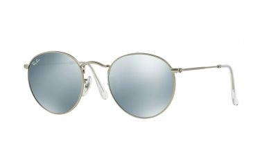 Image of Ray-Ban RB3447 Prescription Sunglasses RB3447-019-30-50 - Lens Diameter 50 mm, Frame Color Matte Silver