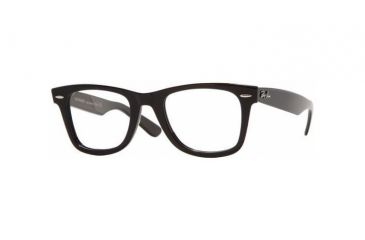 Image of Ray-Ban RX5121 Progressive Eyeglasses - Shiny Black Frame / 50 mm Prescription Lenses, 2000-5022