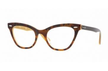Image of Ray-Ban RX 5226 Eyeglasses Styles - Brown Grad Light Havana Frame w/Non-Rx 49 mm Diameter Lenses, 5033-4920