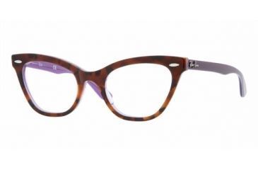 Image of Ray-Ban RX 5226 Eyeglasses Styles - Violet Gradient Havana Frame w/Non-Rx 49 mm Diameter Lenses, 5031-4920