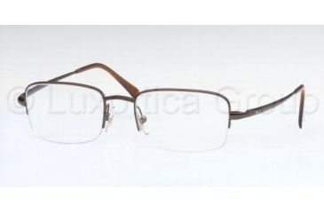 Image of Ray-Ban RX6061 SV Prescription Eyeglasses - Matte Brown Demo Lens Frame / 50 mm Prescription Lenses, 2622-5019