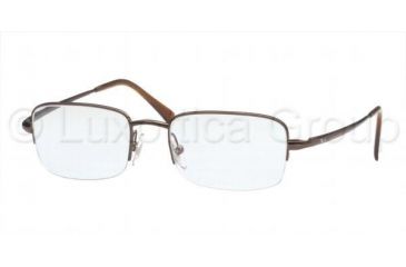 Image of Ray-Ban RX6061 SV Prescription Eyeglasses - Ray-Ban RX6061 SV Prescription Eyeglasses - Brown Non-Rx Lens Frame / 52 mm Prescription Lenses, 2511-5219