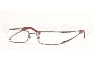 Image of Ray Ban RX6108 Progressive Eyeglasses, Light Brown Frame / 51 mm Prescription Lenses, 2531 5118
