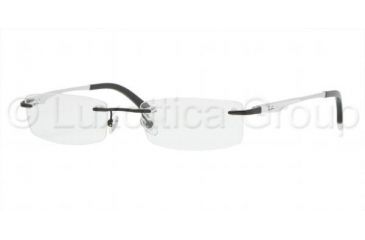 Image of Ray-Ban RX 6113 Eyeglasses Styles - Black Frame w/Non-Rx 50 mm Diameter Lenses, 2672-5018