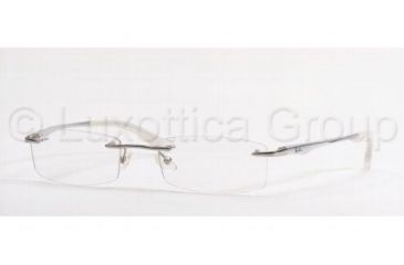 Image of Ray-Ban RX 6113 Eyeglasses Styles - Silver Frame w/Non-Rx 50 mm Diameter Lenses, 2501-5018