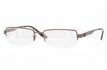 Image of Ray-Ban RX 6156 Eyeglasses Styles - Brown Frame w/Non-Rx 50 mm Diameter Lenses, 2511-5017