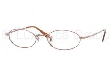 Image of Ray Ban RX6160 SV Prescription Eyeglasses, Light Brown Gloss Frame / 50 mm Prescription Lenses, 2531 5019
