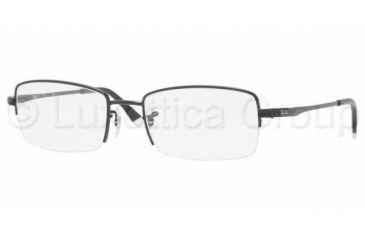 Image of Ray-Ban RX6178 Progressive Eyeglasses - Shiny Black Frame / 51 mm Prescription Lenses, 2509-5119
