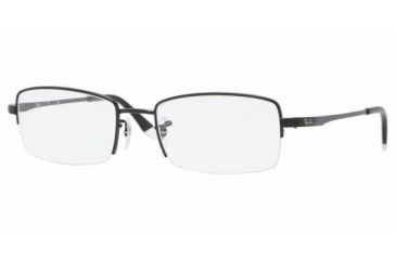 Image of Ray-Ban RX6178 Progressive Eyeglasses - Shiny Black Frame / 53 mm Prescription Lenses, 2509-5319