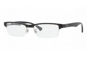 Image of Ray-Ban RX7012 SV Prescription Eyeglasses - Shiny Black Frame / 51 mm Prescription Lenses, 2000-5117