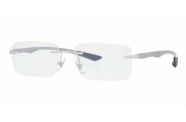 Image of Ray-Ban RX8404 SV Prescription Eyeglasses - 2501 Silver Frame / 53 mm Prescription Lenses, 2501-5316