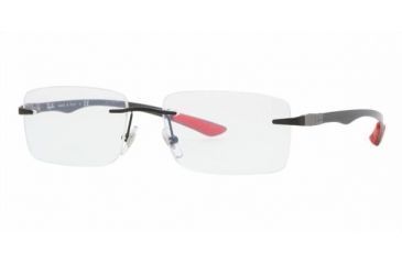 Image of Ray-Ban RX8404 SV Prescription Eyeglasses - 2509 Silver Frame / 53 mm Prescription Lenses, 2509-5316