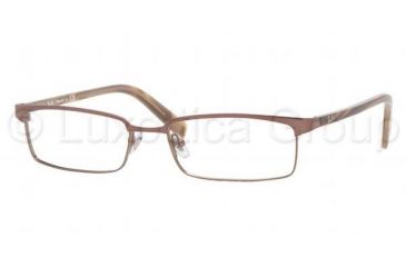 Image of Ray-Ban RX8633 SV Prescription Eyeglasses - Dark Brown Demo Lens Frame / 52 mm Prescription Lenses, 1020-5217