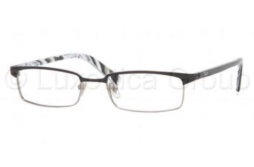Image of Ray-Ban RX8633 SV Prescription Eyeglasses - Shiny Black Demo Lens Frame / 52 mm Prescription Lenses, 1017-5217