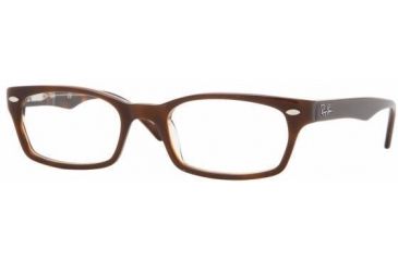 Image of Ray-Ban RX5150 SV Prescription Eyeglasses - Brown/Transparent Avan Demo Lens Frame / 52 mm Prescription Lenses, 2019-5219