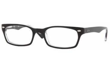 Image of Ray-Ban Eyeglasses RX5150 with Rx Prescription Lenses 2034-5219 - Top Black On Transpare