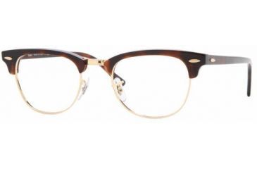 Image of Ray-Ban RX5154 Progressive Eyeglasses - Red Havana Demo Lens Frame / 49 mm Prescription Lenses, 2372-4921