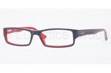 Image of Ray-Ban RX5246 Eyeglass Frames 5088-4816 - Blue On Red/White/Red 