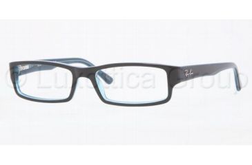 Image of Ray-Ban RX5246 Eyeglass Frames 5092-5016 - Turquo On Turquo/Gray/ 