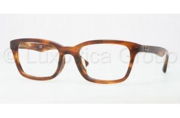 Image of Ray-Ban RX5267F Single Vision Prescription Eyeglasses 2144-5319 - Havana Frame