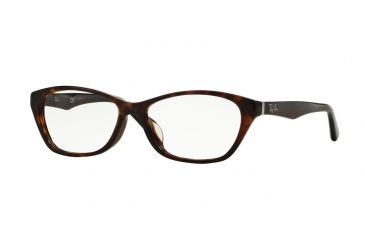 Image of Ray-Ban RX5295D Single Vision Prescription Eyeglasses 2012-54 - Dark Havana Frame
