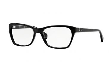 Image of Ray-Ban RX5298 Single Vision Prescription Eyeglasses 2000-51 - Shiny Black Frame
