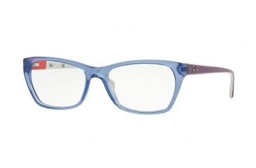 Image of Ray-Ban RX5298 Single Vision Prescription Eyeglasses 5551-55 - Azure Frame