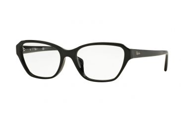 Image of Ray-Ban RX5341F Progressive Prescription Eyeglasses 2000-55 - Shiny Black Frame
