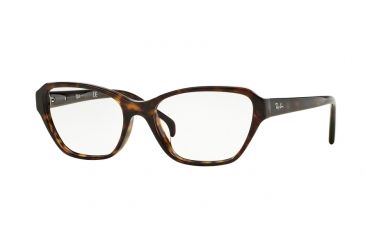 Image of Ray-Ban RX5341F Progressive Prescription Eyeglasses 2012-55 - Shiny Havana Frame