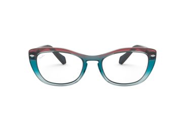 Image of Ray-Ban RX5366 Prescription Eyeglasses, 52mm, Tri Grad Blue/Red/Azure, RX5366-5834-52-SV