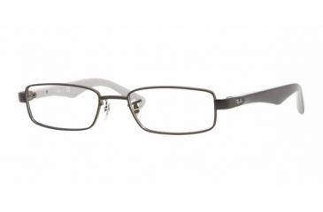 Image of Ray Ban RX6192 #2652 - Top Black On Gunmetal Demo Lens Frame