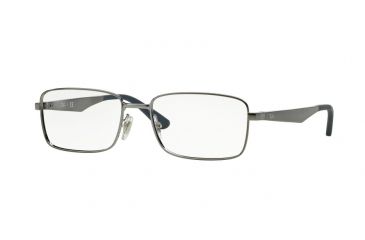 Image of Ray-Ban RX6333 Bifocal Prescription Eyeglasses 2853-52 - Shiny Gunmetal Frame