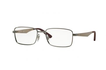 Image of Ray-Ban RX6333 Bifocal Prescription Eyeglasses 2854-52 - Shiny Gunmetal Frame