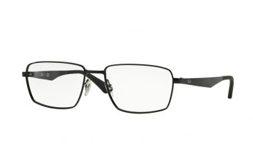 Image of Ray-Ban RX6334 Progressive Prescription Eyeglasses 2509-53 - Shiny Black Frame