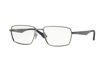 Image of Ray-Ban RX6334 Progressive Prescription Eyeglasses 2853-55 - Shiny Gunmetal Frame