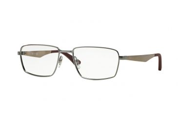 Image of Ray-Ban RX6334 Progressive Prescription Eyeglasses 2854-53 - Shiny Gunmetal Frame