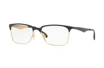 Image of Ray-Ban RX6344 Bifocal Prescription Eyeglasses 2890-54 - Gold/top Shiny Black Frame