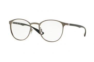 Image of Ray-Ban RX6355 Single Vision Prescription Eyeglasses 2620-50 - Matte Gunmetal Frame