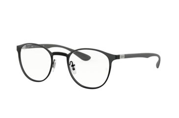 Image of Ray-Ban RX6355 Single Vision Prescription Eyeglasses, 50mm, Black, RX6355-3057-50-SV