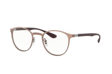 Image of Ray-Ban RX6355 Single Vision Prescription Eyeglasses, 50mm, Brusched Copper, RX6355-3058-50-SV