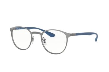 Image of Ray-Ban RX6355 Single Vision Prescription Eyeglasses, 47mm, Brusched Gunmetal, RX6355-3059-47-SV