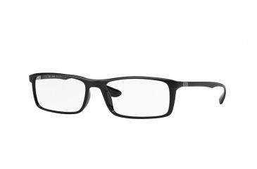 Image of Ray-Ban RX7035 Single Vision Prescription Eyeglasses 5206-54 - Black Frame