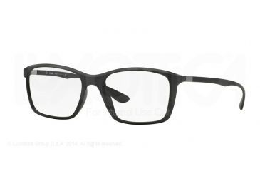 Image of Ray-Ban RX7036 Bifocal Prescription Eyeglasses 5204-55 - Matte Black Frame