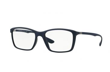 Image of Ray-Ban RX7036 Bifocal Prescription Eyeglasses 5439-52 - Matte Dark Blue Frame