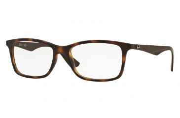 Image of Ray-Ban RX7047 Eyeglass Frames 5573-56 - Matte Havana Frame