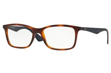 Image of Ray-Ban RX7047 Eyeglass Frames 5574-54 - Matte Light Havana Frame